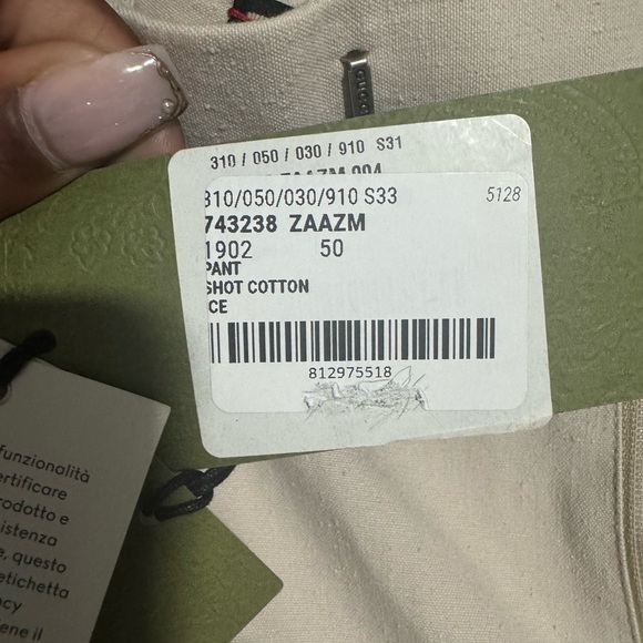 Gucci Cream Chinos Tailored Elegance - Picture 4 of 7